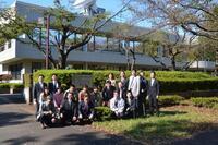 立川災害対策本部予備施設視察での集合写真