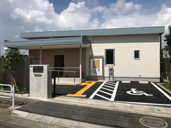 写真：学童保育所の入口