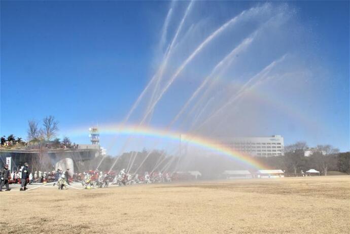 写真：防災訓練の様子
