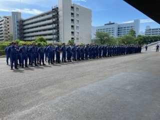 写真：基本活動訓練の様子1