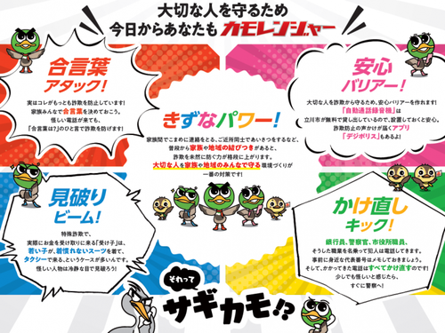 イラスト：カモレンジャー