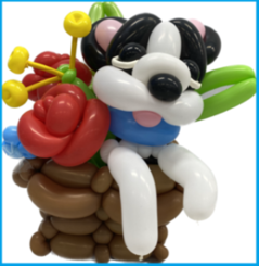 写真：保育士が作成したバルーンアート