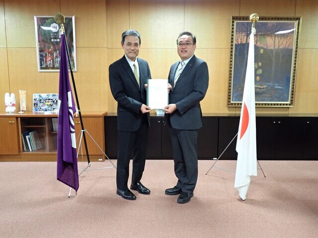 写真：締結式の様子