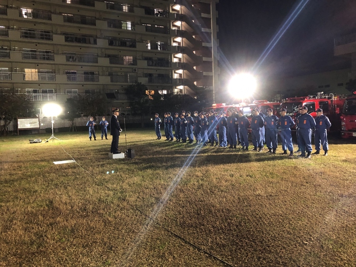 写真：出発式の様子1