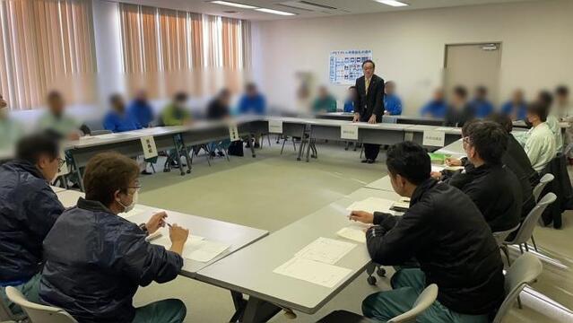写真：家庭ごみ収集班長会議の様子