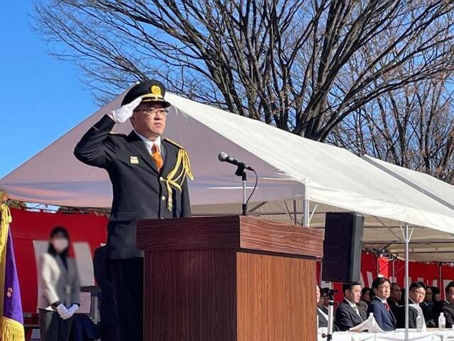 写真：令和5年度出初式の様子