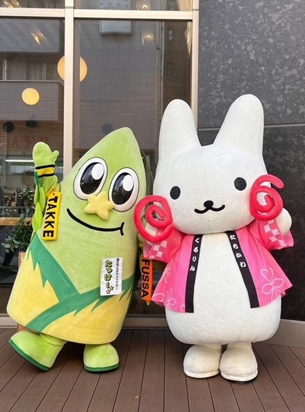 写真：たっけーとくるりん2ショット