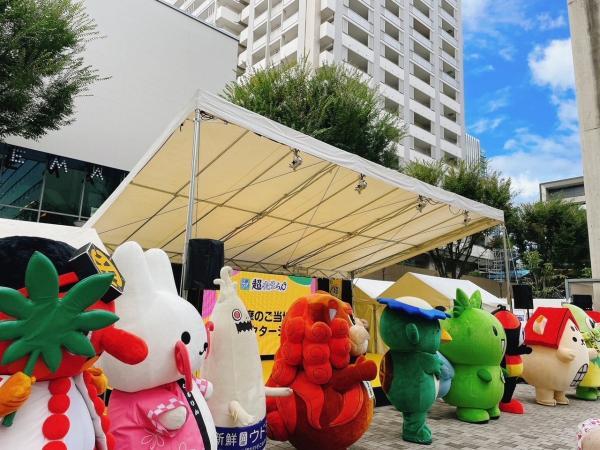 写真：超たまらん博キャラクターステージの様子