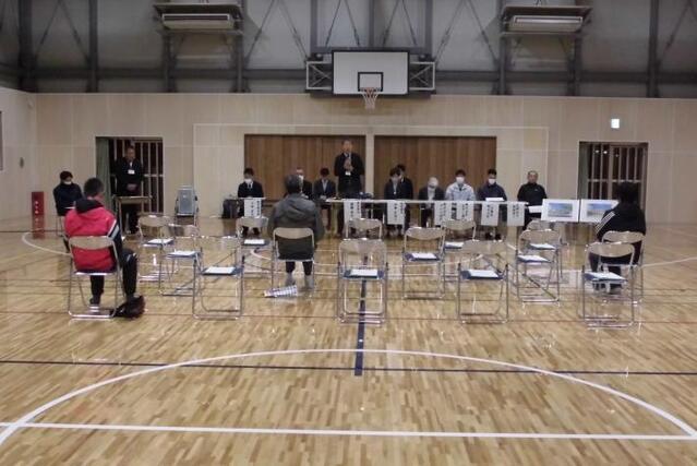 写真：新体育館の建設工事についての説明会の様子2