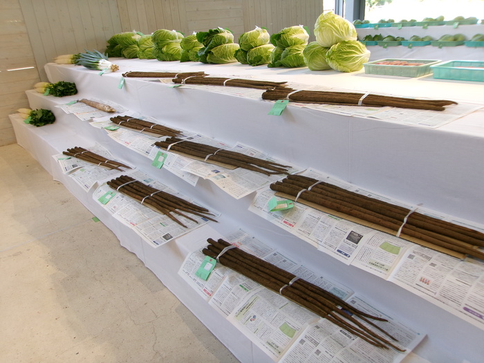 農産物品評会の写真