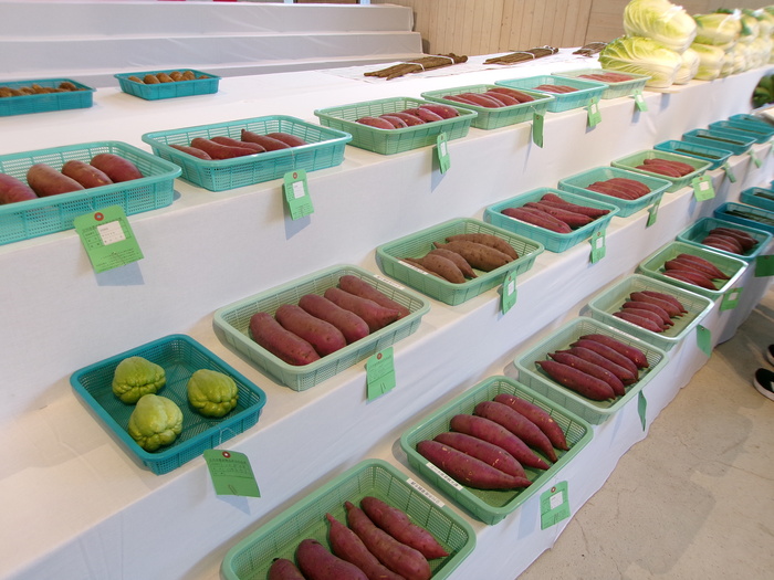 農産物品評会の写真