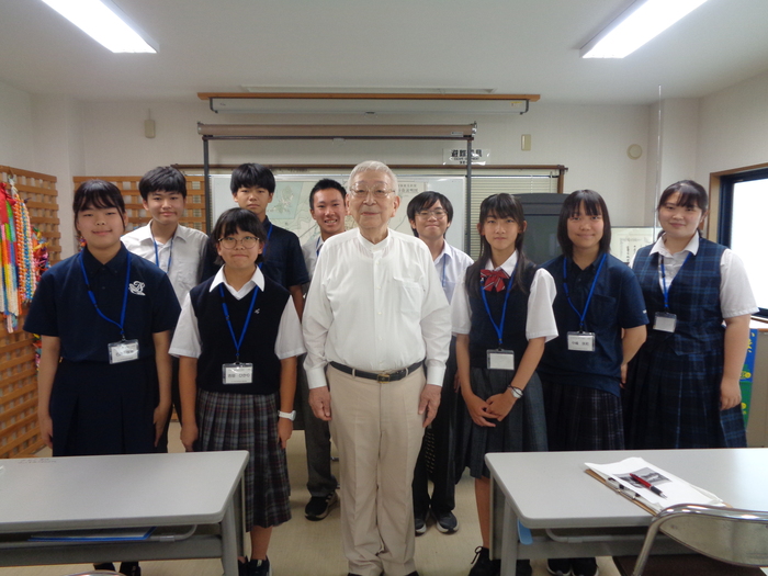 写真：被爆体験の講話