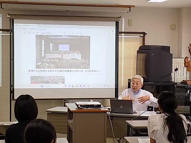 写真：被爆体験の講話