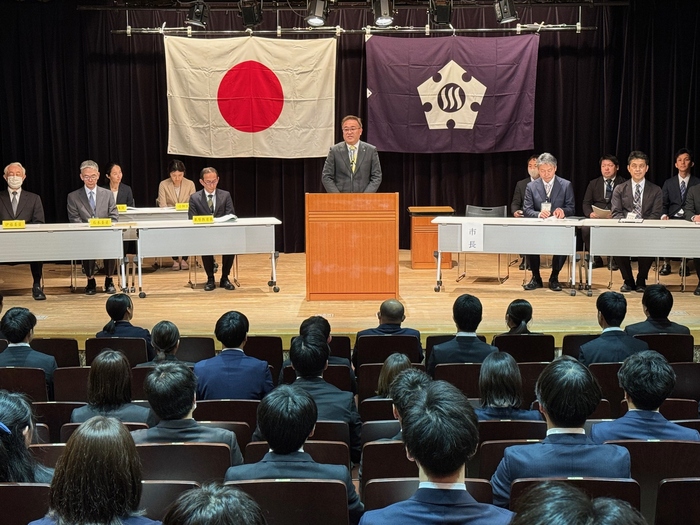 （写真）立川市教職員辞令伝達式