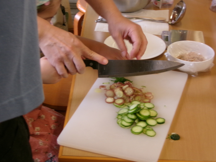 料理教室中の画像