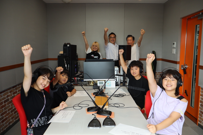 元気いっぱい車内放送収録の様子