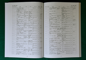 写真：新編立川市史調査報告書近世編1鈴木家文書目録　目録部分画像