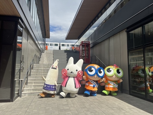 モノレールとコラボした1枚