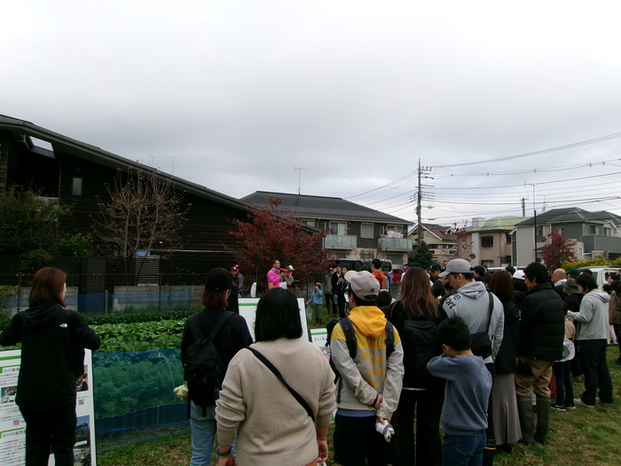 親子収穫体験実施直後の様子です。