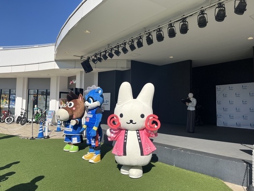 ステージで紹介してもらうくるりん