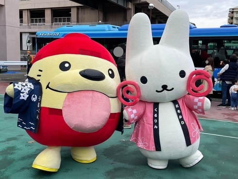 うまべぇと写真を撮るくるりん