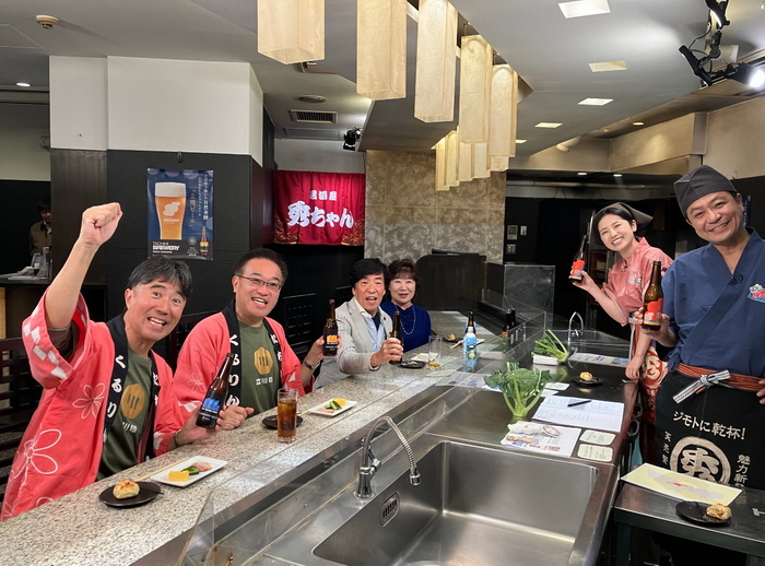 JCOM居酒屋秀ちゃん収録の様子