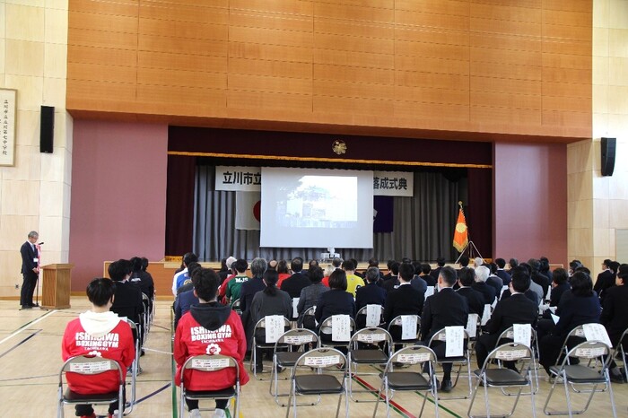 落成式典の様子