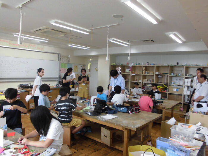 7月7日（月曜日）学校訪問（第七小学校）風景