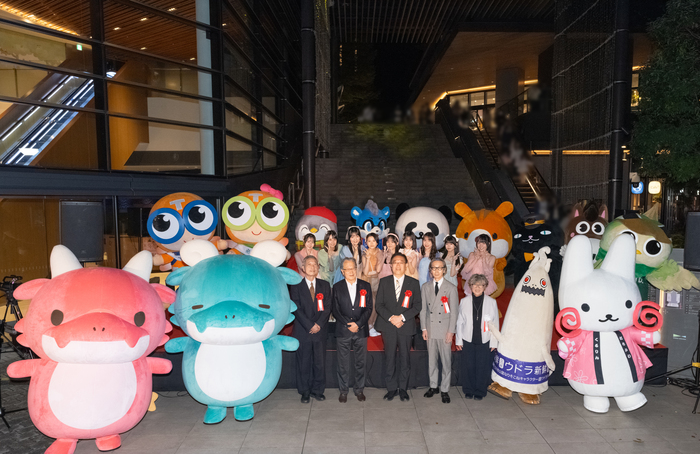 たちかわイルミネーション点灯式典の集合写真