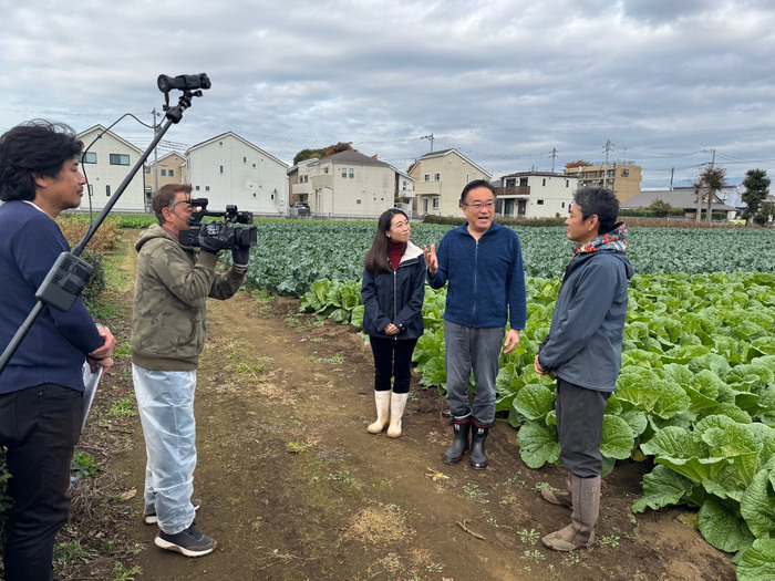 「長っと散歩」撮影の様子