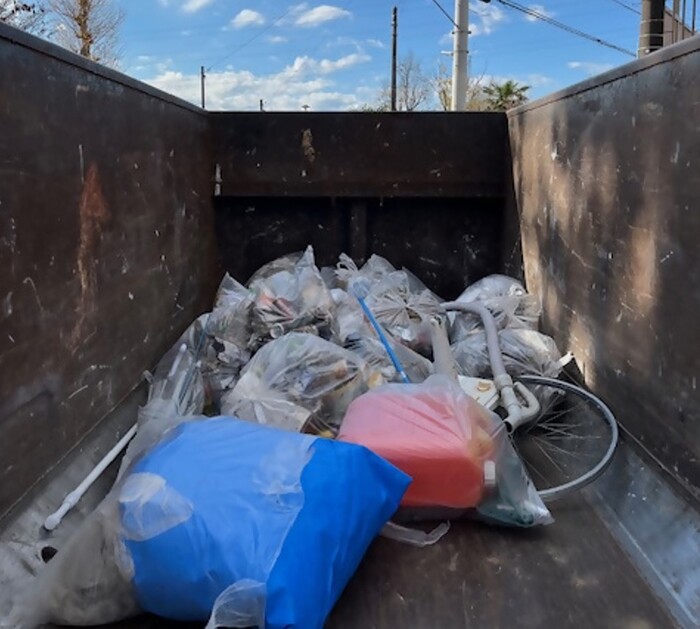 写真：280kgのごみを回収