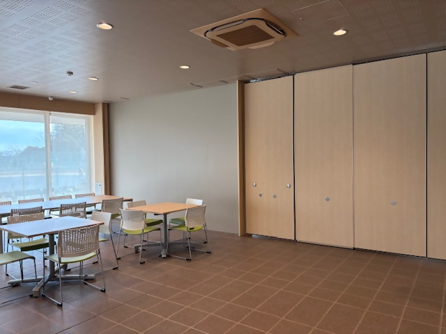 パーテーション利用時