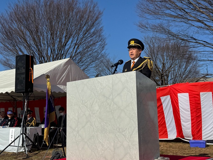 写真：令和7年度出初式の様子