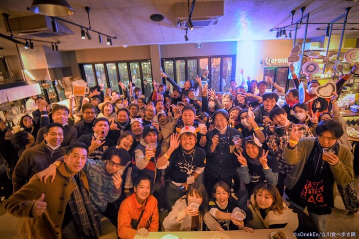 立川食べ歩き隊集合写真