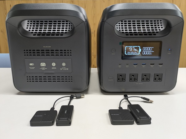 写真：寄附物品（エレコム株式会社）